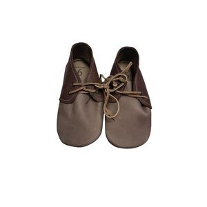 New Sun & Lace Hand Crafted Brown Leather Soft Sole Baby Toddler Shoes